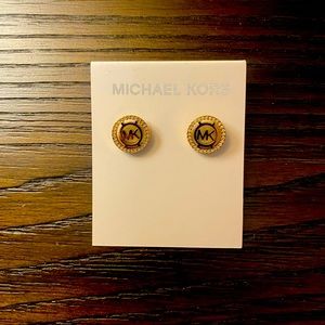 NEW Michael Kors gold earrings